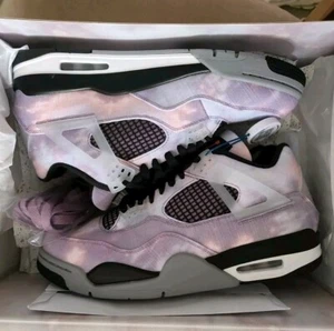 Air Jordan 4 IV Retro SE Zen Master 9.5 White Purple Grey Black 4 5 3 1 11 Nike - Picture 1 of 8