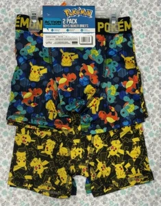 Pokemon 2 Pack Boys Boxer Brief Size 6 (small) NEW - Picture 1 of 2