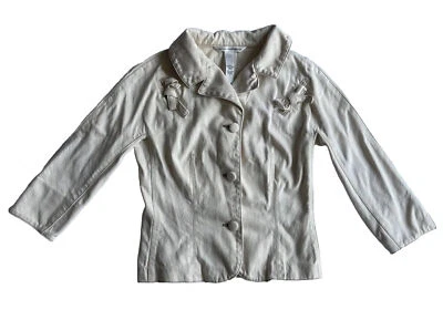 Chaqueta Vaquera Diane Von Furstenberg Beige Talla 2  Foto 1 de 4