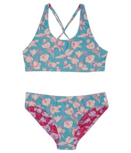 NWT Seafolly Kids Florence Reversible Bikini Multicolor Size 8 - Picture 1 of 1