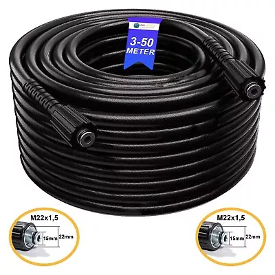 Hochdruckschlauch 160 bar für Hochdruckreiniger mit Innengewebe M22 ig 15mm Dorn - Bild 1 von 4