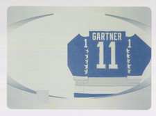 MIKE GARTNER 2017 LEAF IN THE GAME USED HOCKEY PRINTING PLATE 1/1