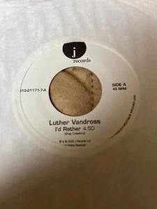 Luther Vandross, I'd Rather / Grown Thangs - PROMO 45 UPM - Bild 1 von 2