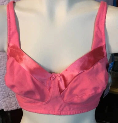 Sujetador Bestform 5006715 Cobertura Completa 40C Rosa Borde Satinado Sin Alambres Nuevo con Etiquetas Foto 1 de 4
