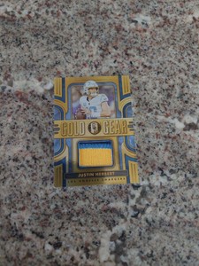 PANINI GOLD STANDARD GOLD GEAR JUSTIN HERBERT PATCH 9/10