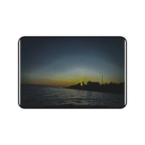 Serene Sunset Schreibtischunterlage - Küstenentspannung Home Office Zubehör - Bild 1 von 13