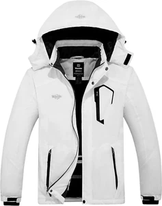 Men'S Mountain Waterproof Ski Jacket Windproof Rain Jacket Winter Warm Hooded Co - Picture 1 of 7