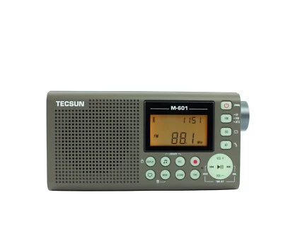 TECSUN M-601 Audio Player: FM Radio / Bluetooth Receiver / Recorder / MP3 Player - Image 1 of 4
