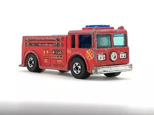 Hot Wheels Flying Colors Fire-Eater ’76 Hong Kong blackwall red NICE patina - Picture 1 of 5