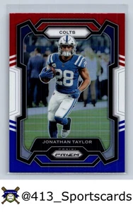 2023 Panini Prizm Jonathan Taylor Red White Blue Prizm #127 - Indianapolis Colts - Picture 1 of 2