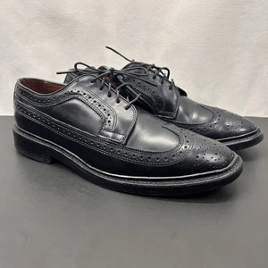 Zapatos de vestir Allen Edmonds MacNeil de cuero negro con punta de ala para hombre talla 6,5 / 6,5 años - Imagen 1 de 10