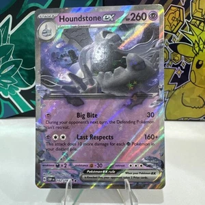 Pokémon TCG Houndstone ex - 102/197 SV03: Obsidian Flames - Double Rare - Picture 1 of 2