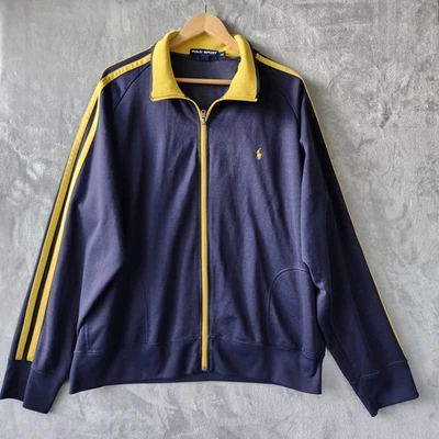 Ralph Lauren Polo Deportivo Chaqueta de Pista para Hombres Talla 2XL Azul Bolsillo Cremallera XXL *agujero Foto 1 de 4