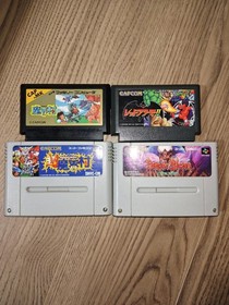 Lot 4 SFC Demon's Crest Demon's Blazon Ghosts 'n Goblins Makaimura Japan Game