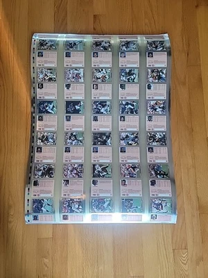 NOS ..1989 Action Packed MIKE SINGLETARY LAWRENCE TAYLOR HOF Rare Test Set Uncut - Image 1 of 4