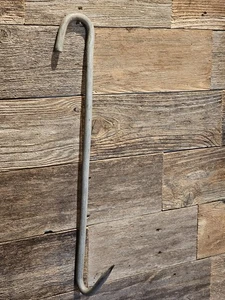 Vintage verzinkter Metzger Gefrierschrank Stahl S Fleisch Haken Aufhänger 24" lang - Bild 1 von 6