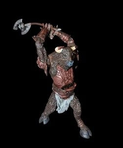 Chronicles of Narnia Minotaur Action Figure 2005 Hasbro Disney With Weapon - Picture 1 of 3
