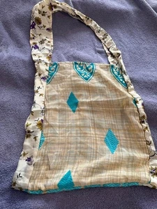 Seide Boho Handarbeit Schultertasche-14”x14” Einzelfach ein Riemen-Neu T69 - Bild 1 von 4