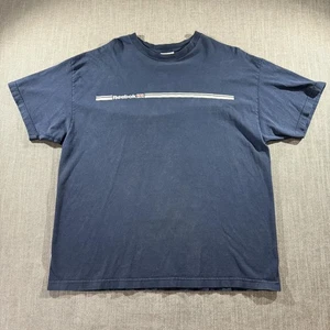 Vintage Reebok Shirt Herren Extra Large Navy Blau Classic Spell Out Tee 90s Retro - Bild 1 von 6