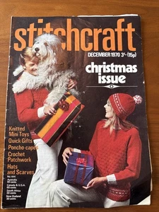 Stitchcraft knitting crochet needlework magazine December 1970 Gift idea Vintage - Picture 1 of 23