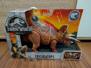 Jurassic World Fallen Kingdom Triceratops Mattel Roarivores dinosaurio nuevo embalaje original - Imagen 1 de 2