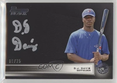 2012 Bowman Bowman Black Collection Auto /25 DJ Davis #BBC-DDA Auto - Image 1 of 2