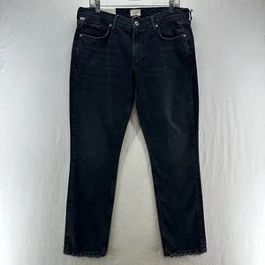 Jeans Citizens of Humanity donna 30 racer vita bassa slim fit denim elasticizzato nero - Foto 1 di 15