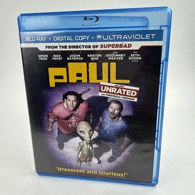 Paul (Blu-Ray, Unrated, 2013) No Digital Or Ultraviolet Free Shipping - Image 1 of 4