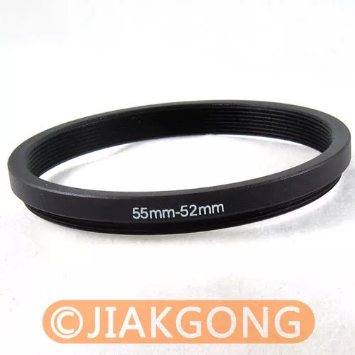 55mm-52mm 55-52 Step Down Filter Ring Stepping Adapter - Image 1 of 1