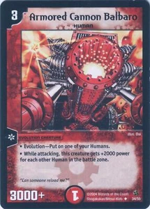 Duel Masters Trading Card 34/55 Armored Cannon Balbaro - Bild 1 von 2