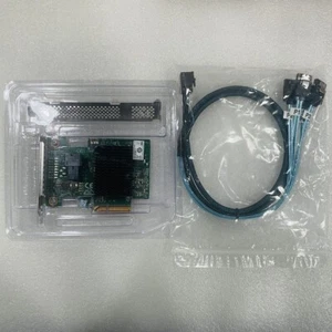 00JY196 IBM Lenovo ServeRAID M1210 12G Controller LSI SAS3008 9300-4I +8643 cabe - Afbeelding 1 van 5