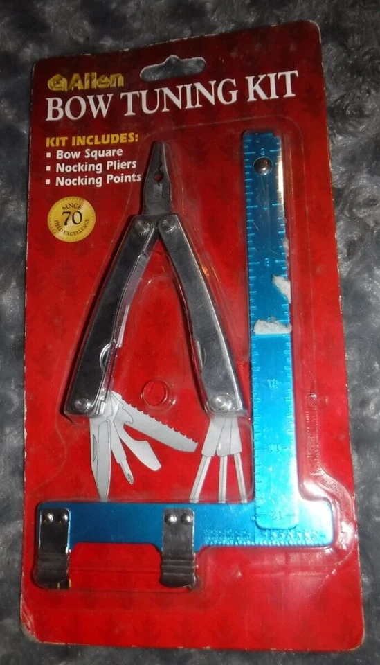 Allen 15810 Bow Archery Tuning Kit Square Nocking Points Pliers