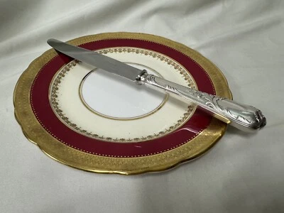 CUCHILLO DE CENA Christofle Marly plata esterlina 9,625 pulgadas - ¡Múltiples! Foto 1 de 4