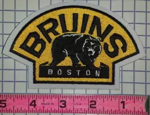 BOSTON BRUINS NHL HOCKEY 4 ZOLL BÄRENEMBLEM SCHULTERAUFNÄHER - Bild 1 von 1