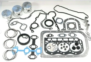 Kawasaki 3010 4010 Mule DIESEL Engine Rebuild Kit w .25 OVERSIZE Pistons & Rings - Picture 1 of 8