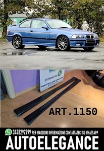 MINIGONNE LATERALI SOTTO PORTA BMW SERIE 3 E36 DESIGN M SPORT ABS ... - Foto 1 di 15