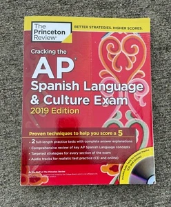 Cracking the AP Test Spanish Language & Culture Exam 2019 Edition - Picture 1 of 2