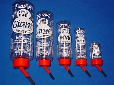 Tränke 75ml - 1,1l für Kaninchen, Meerschweinchen, Nager, Sittiche und Exoten - Bild 1 von 2