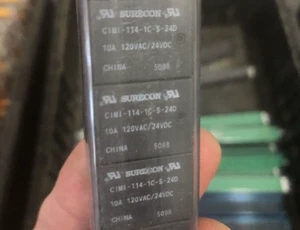 [20 piezas] CIMI-114-1C-S-24D ⚡ RELÉ DE ALIMENTACIÓN SURECON 10A 120VAC/24VDC, DPDT POTTED - Imagen 1 de 4