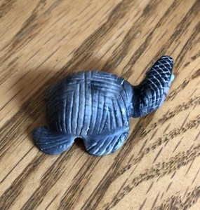 Zuni Meeresschildkröte Fetisch von Karen Zunie *SIGNIERT* Neu Ausnahmestück 7432 - Bild 1 von 3