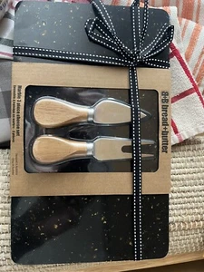 Bread + Butter Marble 3 Piece Cheese Set New With Gift Packaging - Picture 1 of 2