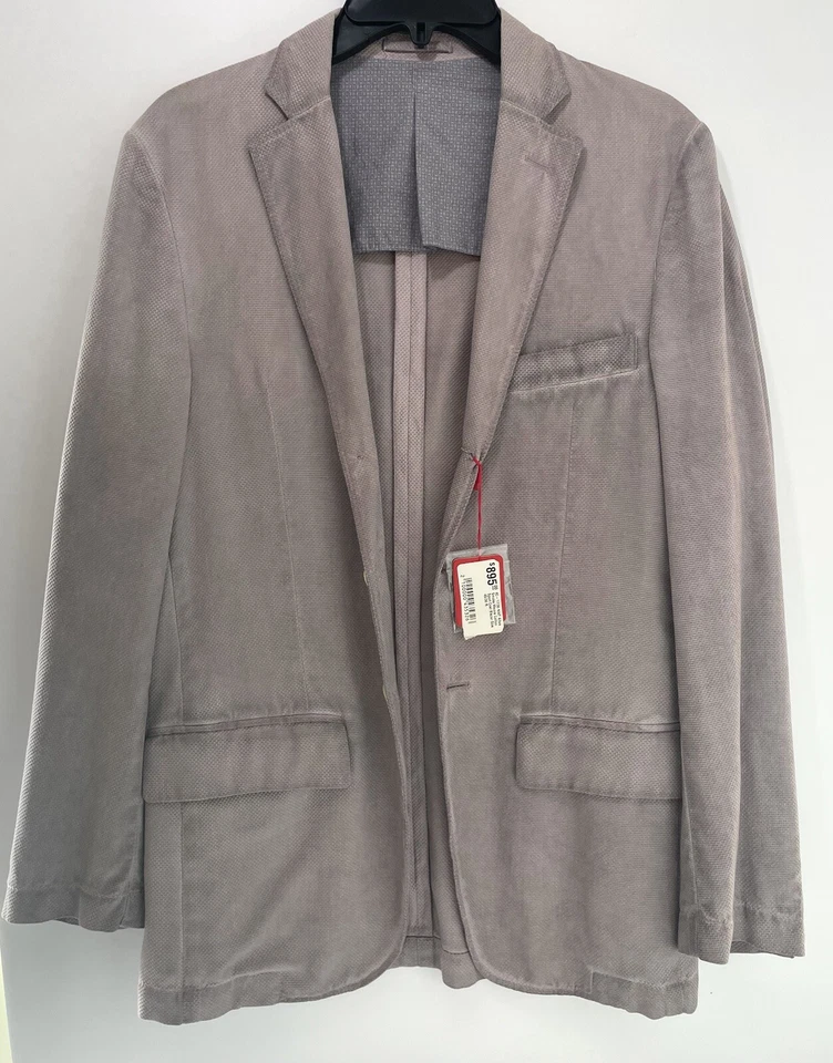 ALTEA Chaqueta Deportiva Abrigo Blazer Humo Malva Lavado ITALIA TALLA: 36R 46 NUEVO $895 Foto 1 de 4