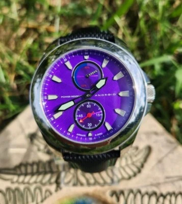 Reloj Android AD648 Euxine 48 mm Reserva de marcha Automático Gaviota TY2542 ¡¡Púrpura!!! Foto 1 de 4