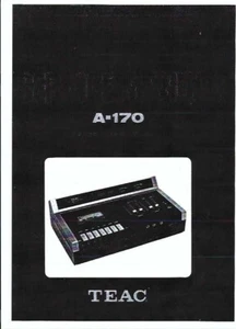 Teac service manual für A- 170 englisch Copy - Picture 1 of 1