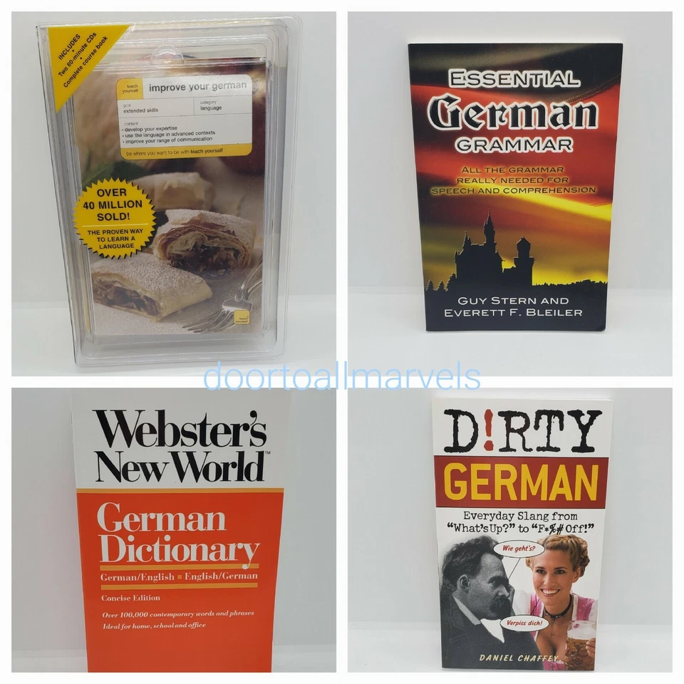 Improve Your German CDs, Grammar, Dictionary, Conversation Books BRAND NEW - Image 1 of 4
