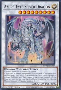 Yugioh! Azure-Eyes Silver Dragon x3 SDWD-EN039 Structure Deck - Picture 1 of 1
