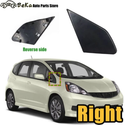 1Pc For Honda Fit 2009-2013 Right Front Door Garnish Window Glass Plate Trim Cap - Image 1 of 4