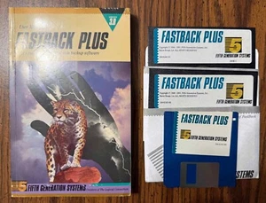 Fifth Generation Systems Fastback Plus software v 1.5 AND v 3.0 Bundle VINTAGE - Picture 1 of 9