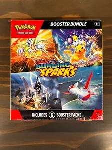 Pokemon x1 Surging Sparks Booster Bundle Box Factory Sealed! 6 Packs! - Picture 1 of 1