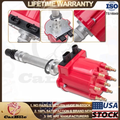 Racing Ignition HEI Distributor For Chevrolet GMC K1500 V8 5.0L 5.7L 305 NEW US - Image 1 of 4